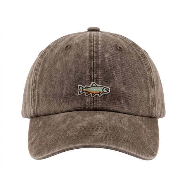 Saibling - Vintage Washed Dad Cap - Braun