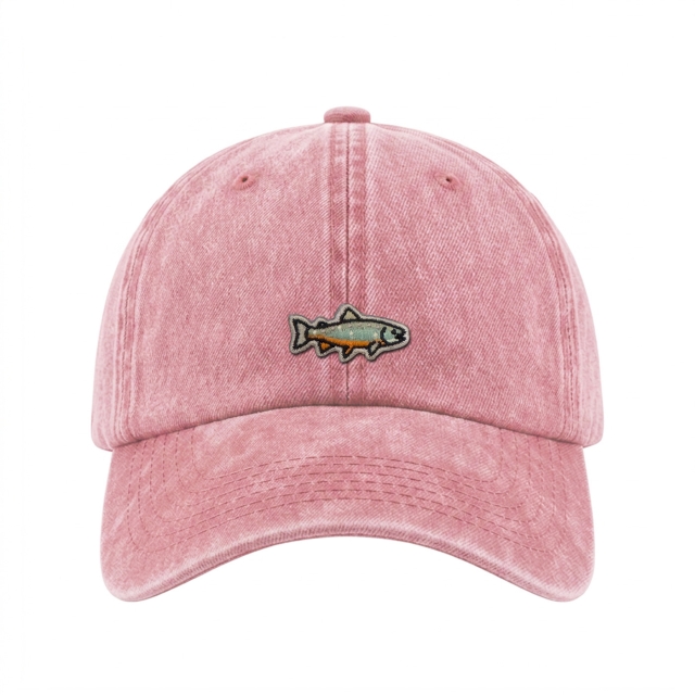 Saibling - Vintage Washed Dad Cap - Rosa