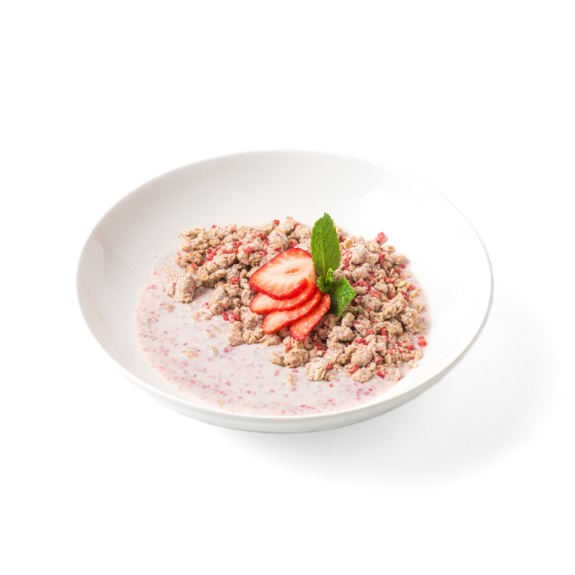 Granola müsli med jordgubbar 120g