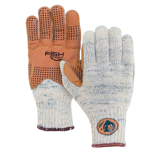 Fish Monkey® Wooly Long Gloves Tan