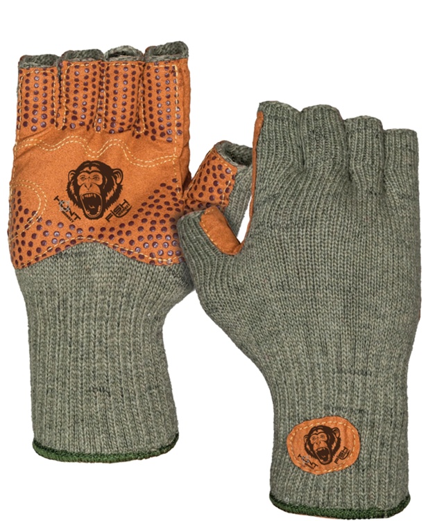Fish Monkey® Wooly Gloves Olive