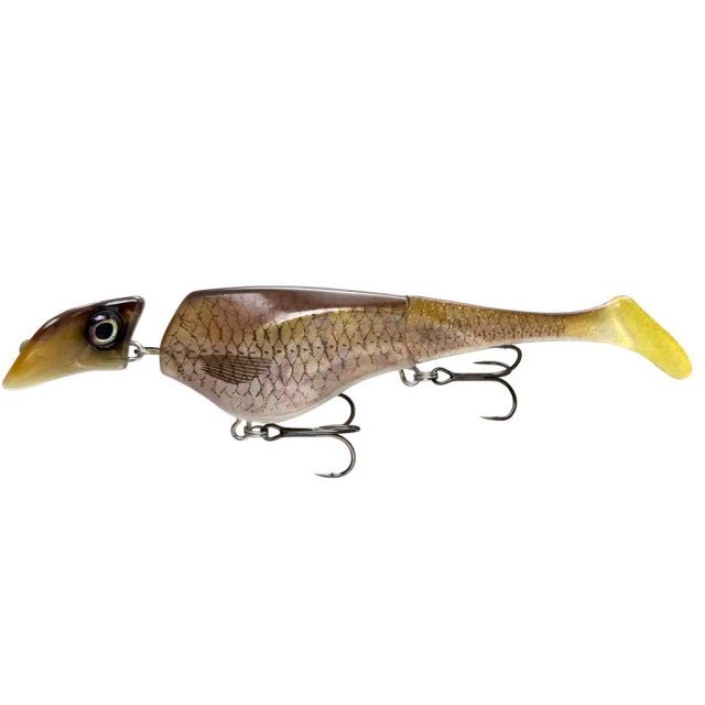 Headbanger Shad 22 cm - Suspending - Golden Shiner