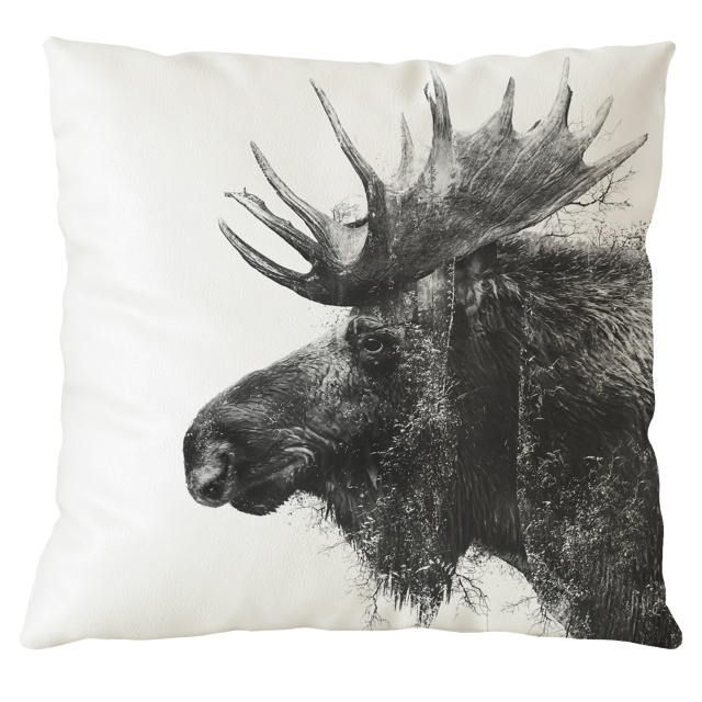 Älg av skog - Kuddfodral 50x50 cm