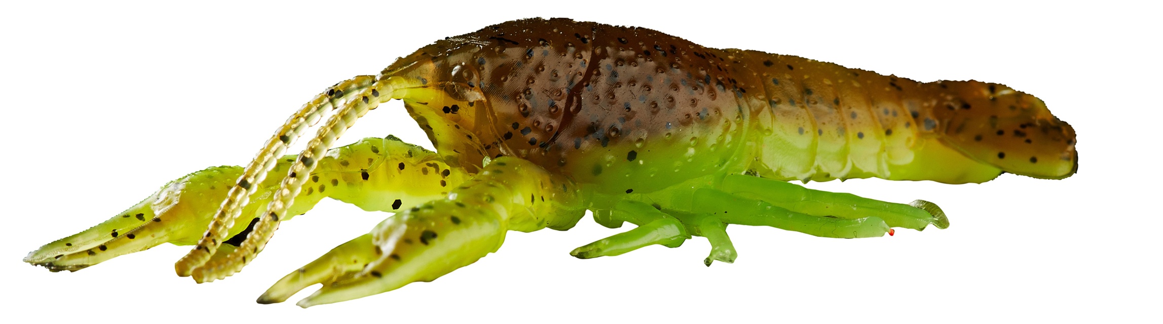 NED CRAW 6.5CM 2.5G F BLCK AND RED 4PCS