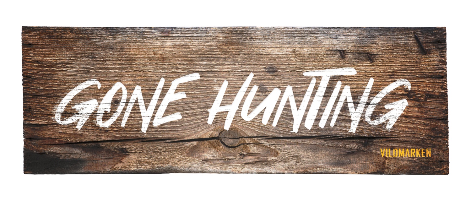 Gone hunting dekal