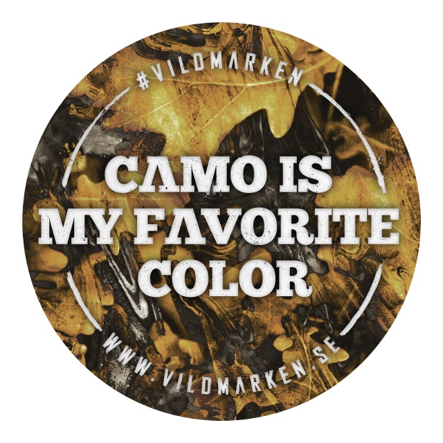 Camo is my favorite color dekal