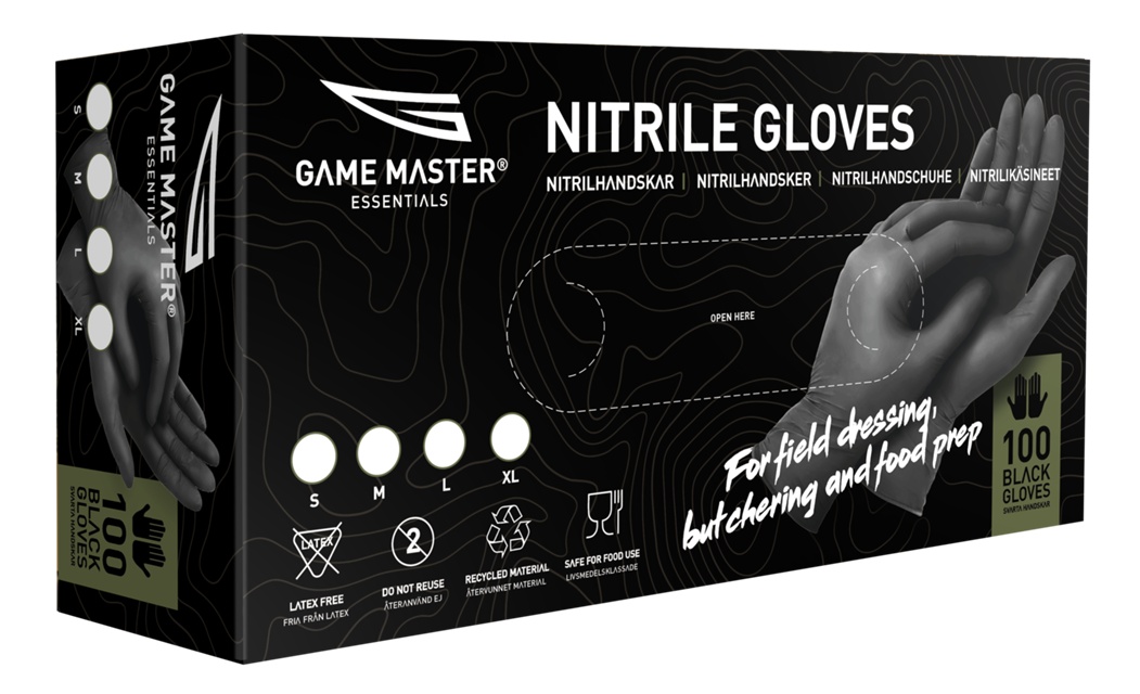 Game Master® Essentials Nitrilhandskar 100-pack