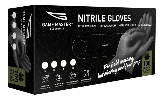 Game Master® Essentials Nitrilhandskar 100-pack