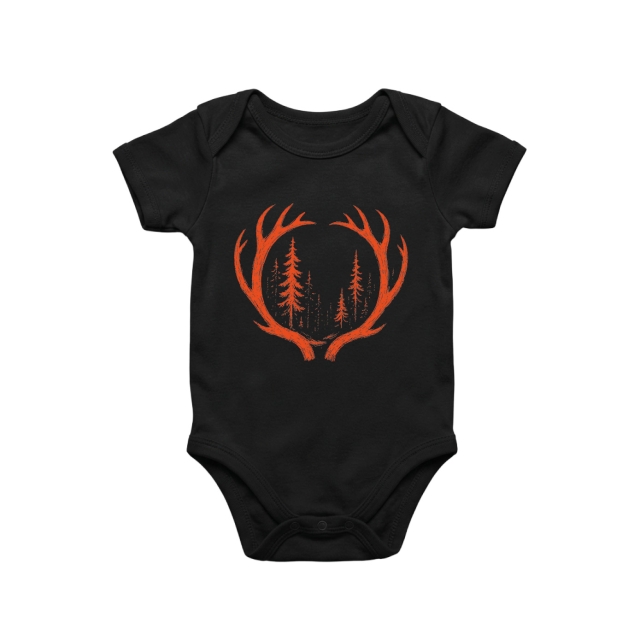 Orange Deer Antlers