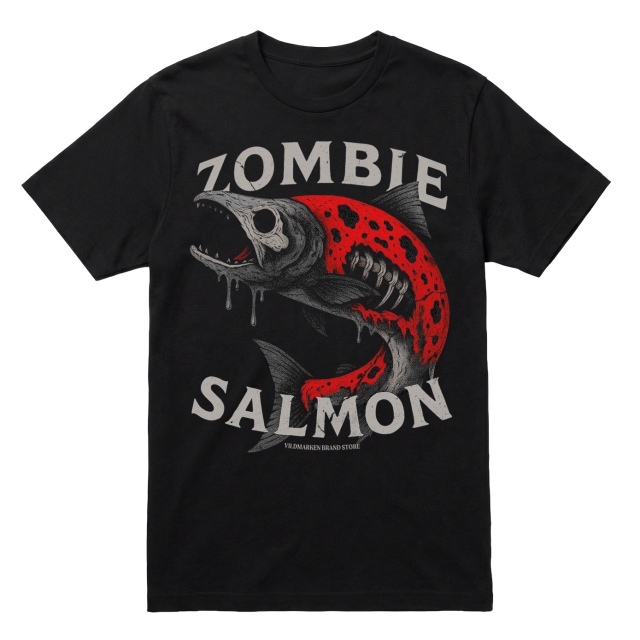 Zombie Salmon svart 