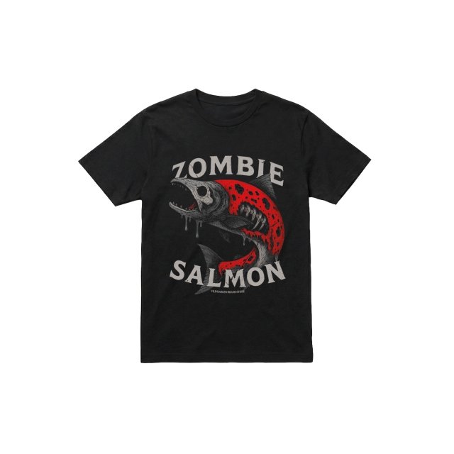 Zombie Salmon svart 