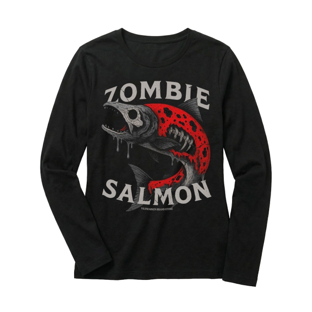 Zombie Salmon svart 