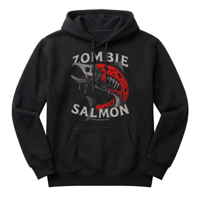 Zombie Salmon svart 