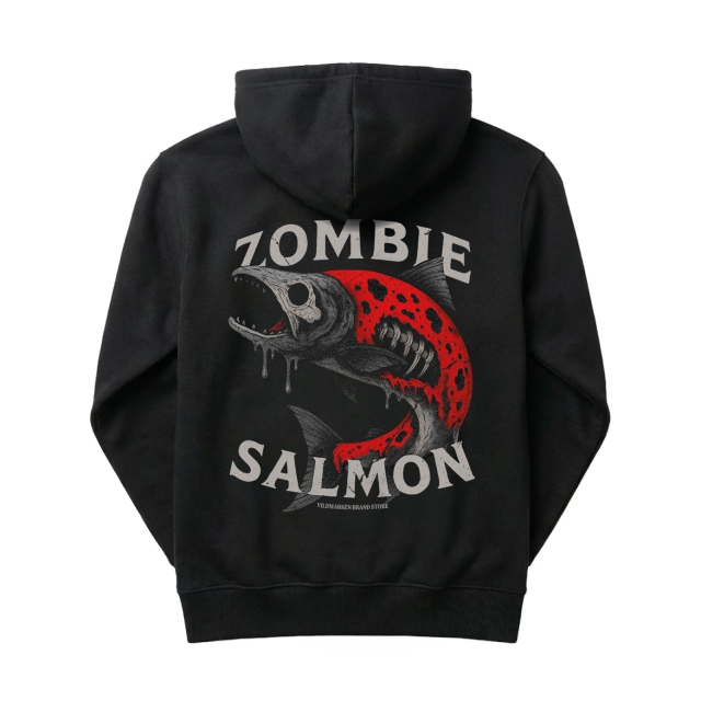 Zombie Salmon svart 