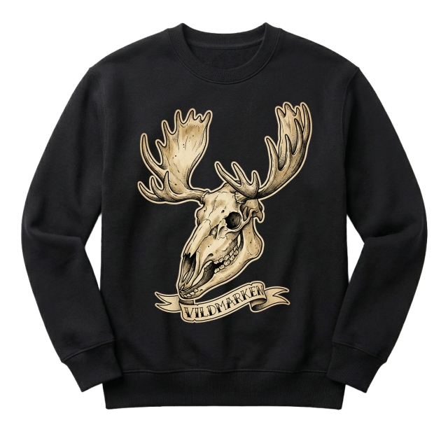 Moose skull Vildmarken