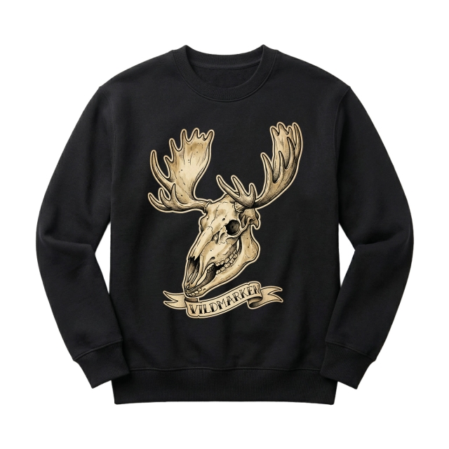 Moose skull Vildmarken