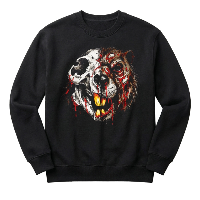Beaver Half Skull