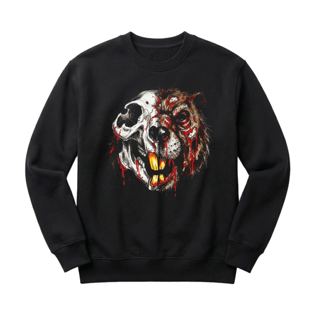 Beaver Half Skull