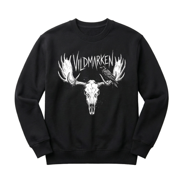 Moose Skull Raven