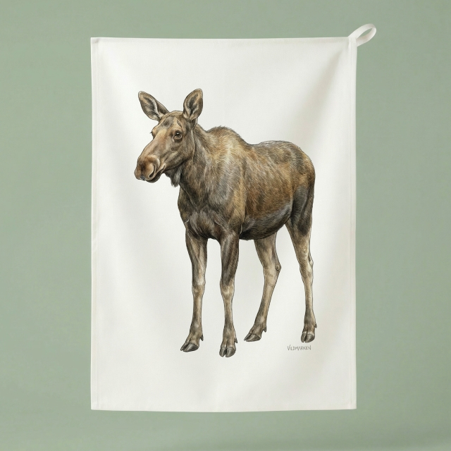 Älgko - Kökshandduk 50x70 cm