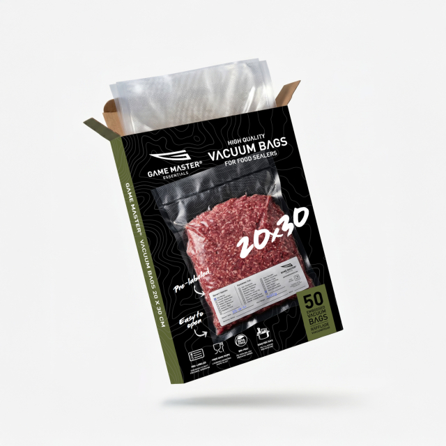 Räfflade vakuumpåsar 20x30 cm – 50 pack
