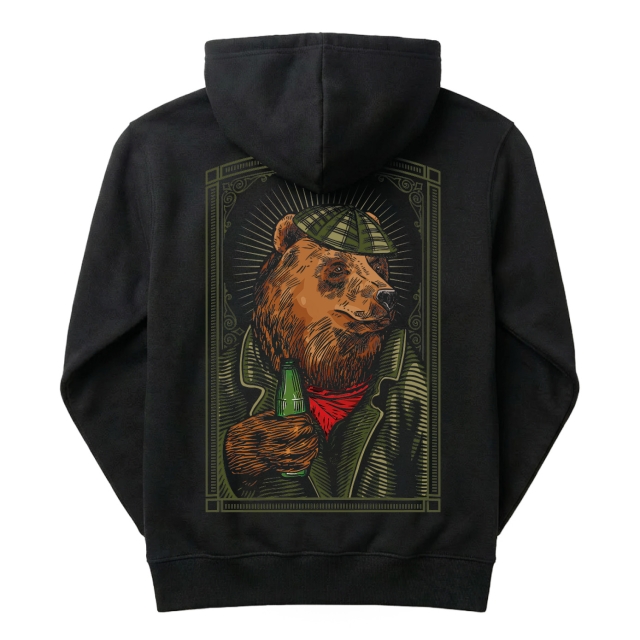 Bear Drinking Beer 