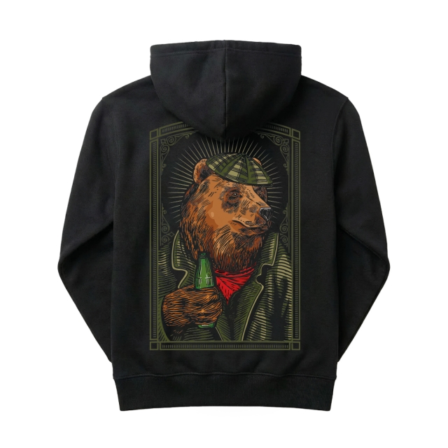 Bear Drinking Beer 