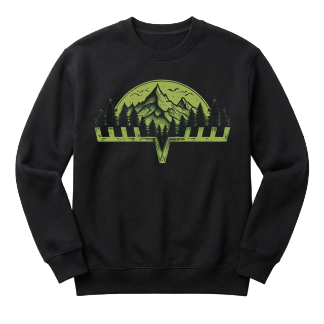 Eight pointer mountain side
