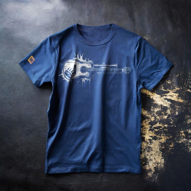 Gitarr med precision t-shirt