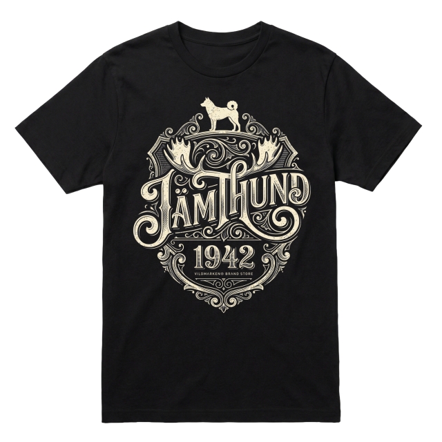 Jämthund Vintage Text 1942