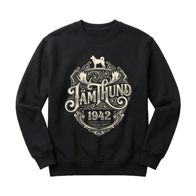 Jämthund Vintage Text 1942