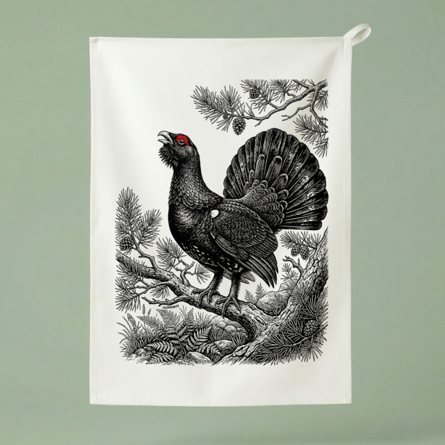 Capercaillie - Kitchen Towel 50x70 cm