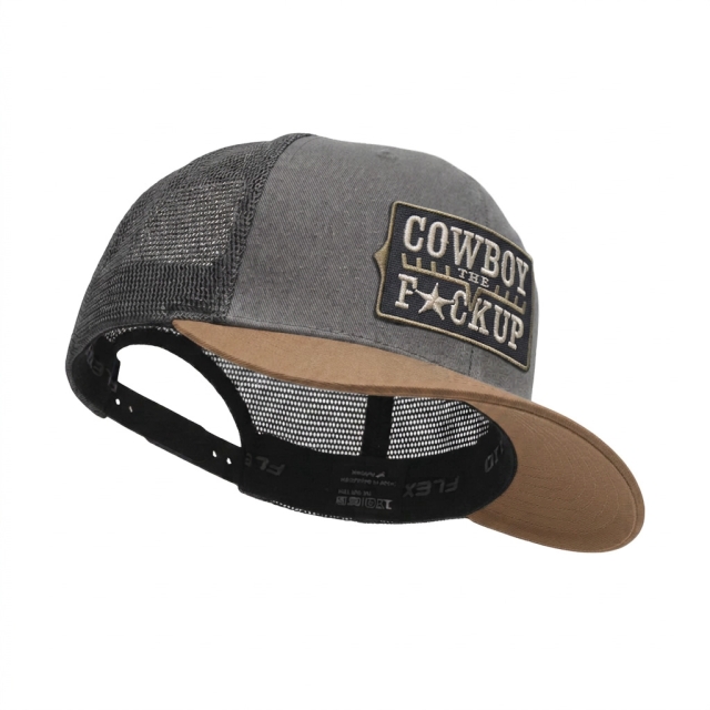 Cowboy the f*ck up Flexfit 110 Earth tones
