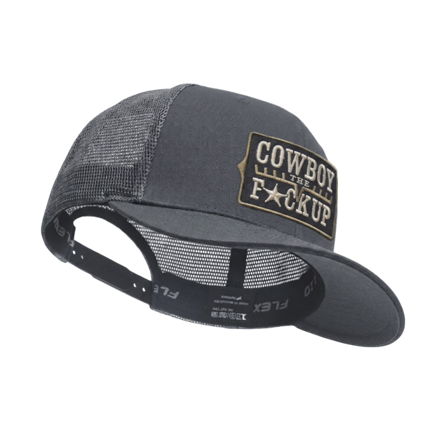 Cowboy the f*ck up Flexfit 110 Grey