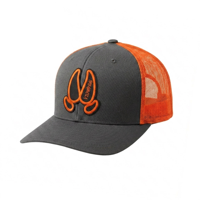 Wild Boar Print Classic Snapback Orange 2-tone