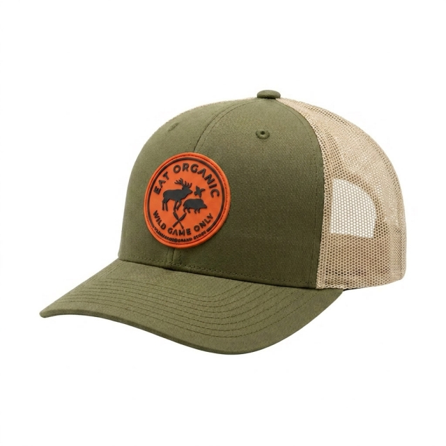 Eat Organic Classic Snapback Green