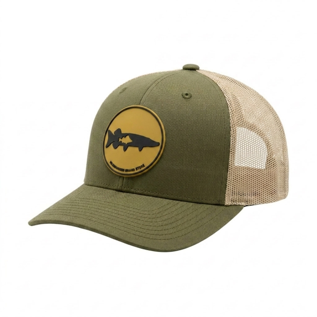 Pike and Perch Classic Snapback Green