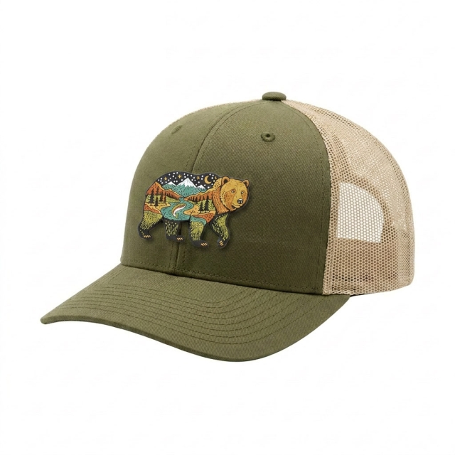 Bear Contry Classic Snapback Green