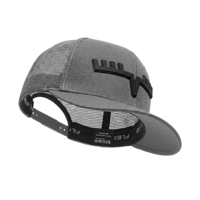 Eight Pointer PVC Black Logo Flexfit 110 Grey