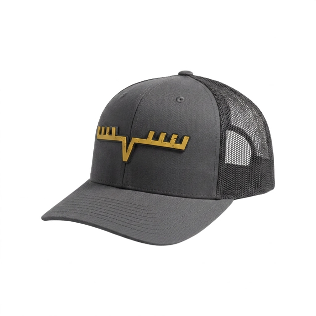 Eight Pointer PVC Yellow Logo Flexfit 110 Grey