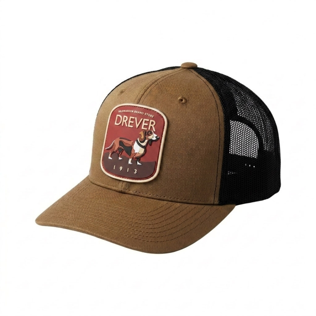 Drever Retro Classic Snapback Brown