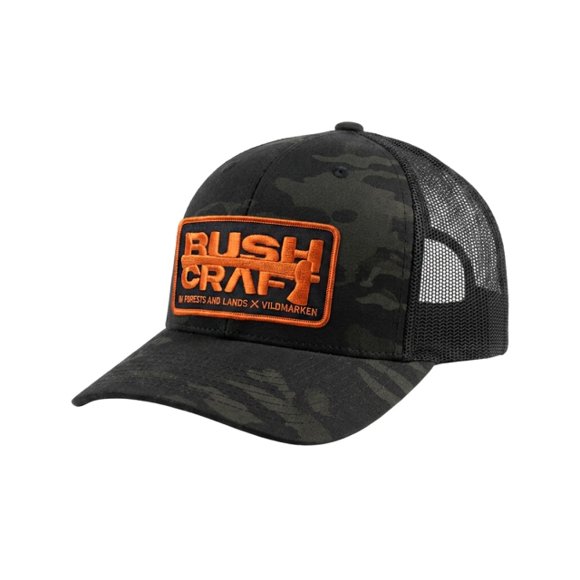 Bushcraft Orange/Black Classic Snapback Camo