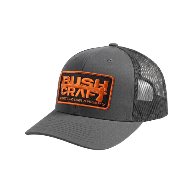 Bushcraft Orange/Black Classic Snapback Grey