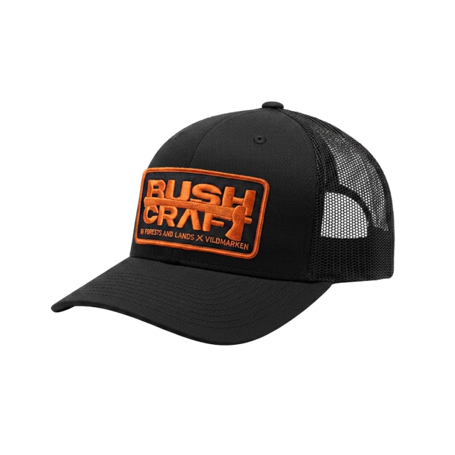 Bushcraft Orange/Black Classic Snapback Black