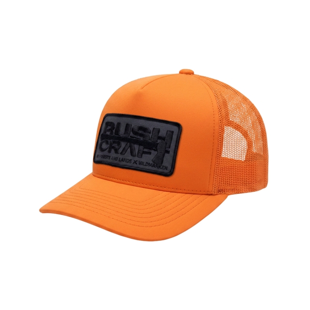 Bushcraft Black/Grey Classic Snapback Orange