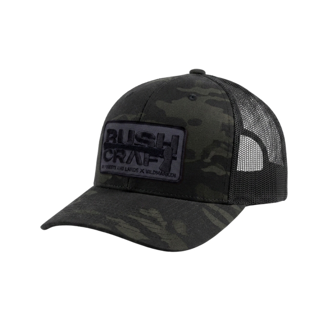 Bushcraft Black/Grey Classic Snapback Camo