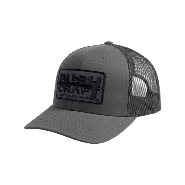 Bushcraft Black/Grey Classic Snapback Grey