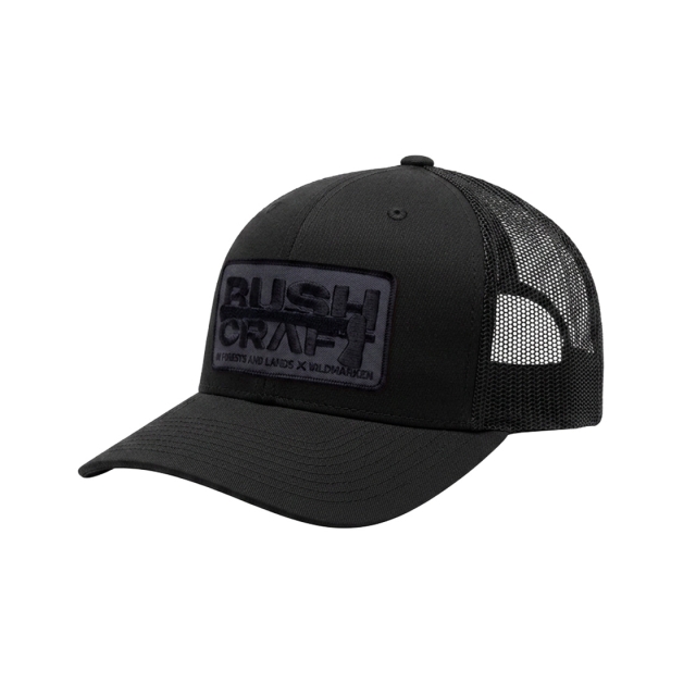 Bushcraft Black/Grey Classic Snapback Black