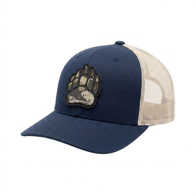 Camo Bear Paw Classic Snapback Blue 2-tone