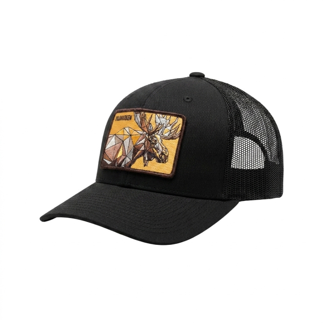 Geometric Moose Classic Snapback Black